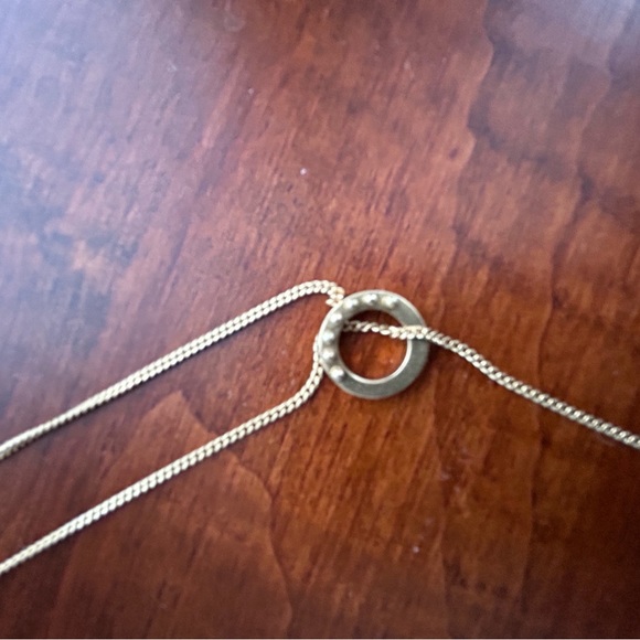 Madewell necklace lapis pyramid drop - Picture 5 of 7